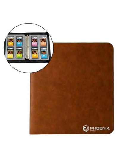 PHOENIX SHIELD - Classeur Cartes Gradées PCA (32 cards) MARRON