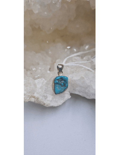 Pendentif turquoise USA argent 925 olpa1181