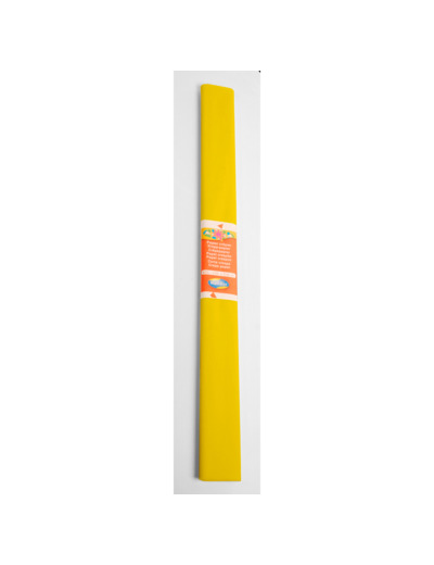 Rouleau de papier crépon - Jaune citron