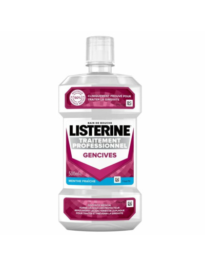 Traitement Professionnel Gencives 500 ml Menthe Fraîche Listerine