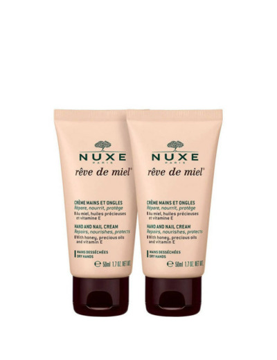NUXE DUO CR MAINS REVE MIEL 2X50ML