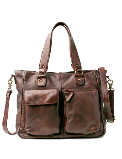 Biba Keno Sac Shopping Multi-poches Cuir KEO2L Cuero