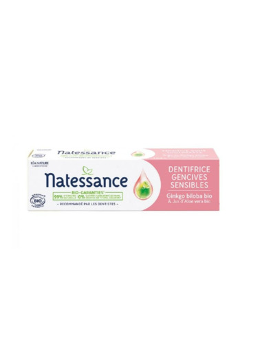 Dentifrice gencives sensibles bio 75ml Natessance