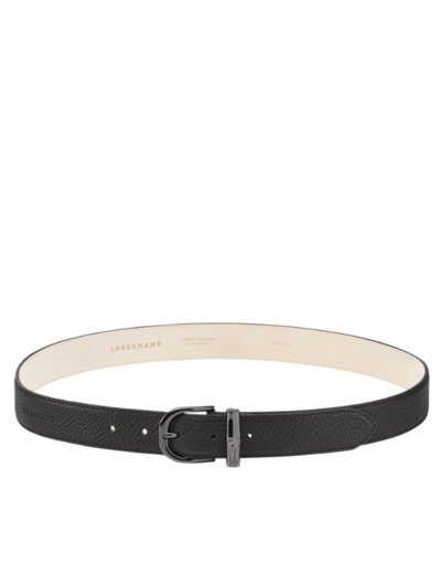 Longchamp Roseau Ceinture Cuir TU Noir