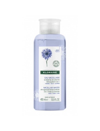 KLORANE EAU MICELLAIRE 3EN1 BIO FL400ML