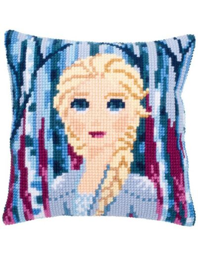 Kit coussin La Reine des Neiges 2 - Portrait Elsa