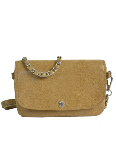 Mila Louise Odile RP Pochette Cuir Creme