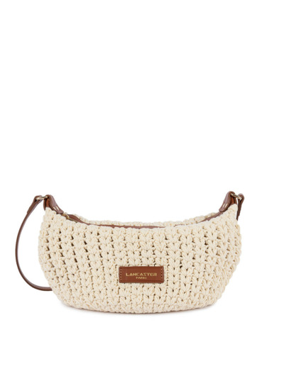 Lancaster Tressé Coton Sac Besace 518-068 Camel