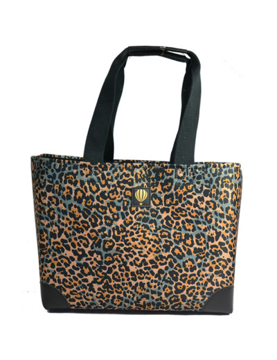 Le Voyage en Panier Panifauve Cabas M Léopard Camel