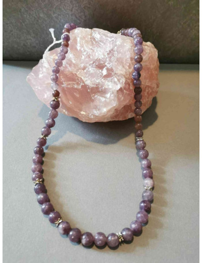 Collier Lépidolite