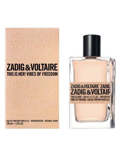 ZADIG&VOLTAIRE This Is Her! Vibes Of Freedom EP Vaporisateur 100ml