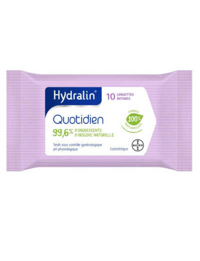 Hydralin Protection Quotidienne Lingettes Intimes x 10