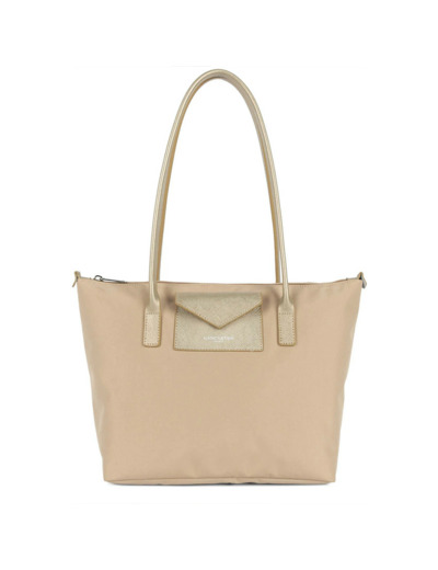 Lancaster Smart Kba Sac Cabas Porté Épaule 516-30 Beige