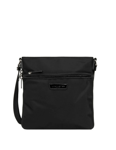 Lancaster Basic Verni Sac Porté Travers 514-59 Noir