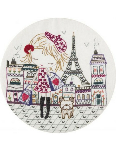 Kit à broder Shopping à Paris