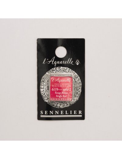Peinture Aquarelle Extra-Fine Sennelier, 619 Rouge Hélios S2