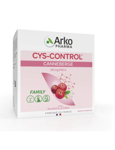 Confort Urinaire Canneberge 20 sachets Cys-Control Arkopharma
