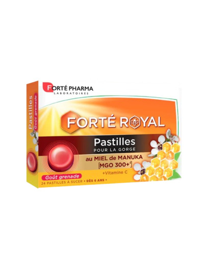 FORTE PHARMA PASTILLES GORGE MANUKA 24