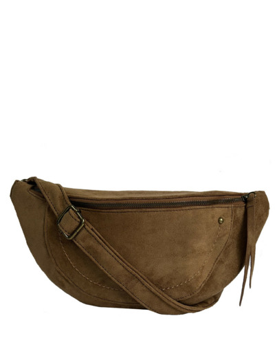 Farfouillette Sac Banane Aux Détails Cloutés Camel