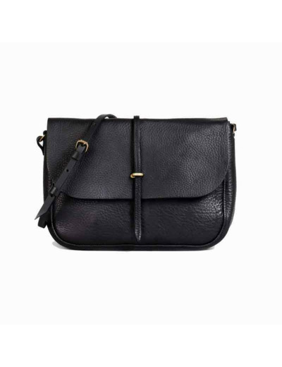 Bleu de Chauffe Sac Postier Pastel Noir