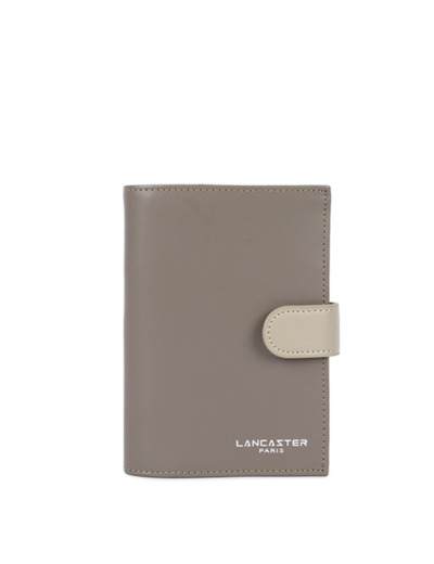 Lancaster Smooth Porte Cartes 137-15 Taupe Galet