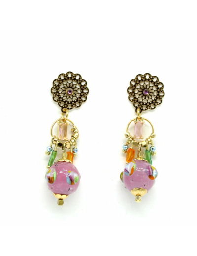Boucles d'oreilles pampilles Yuna