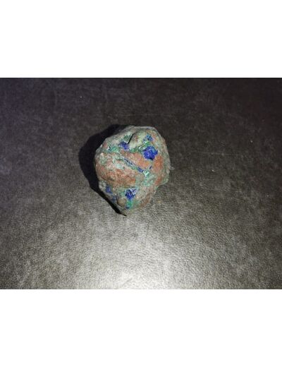Azurite malachite pierre polie et brute 25g