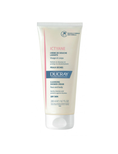 Creme de douche Lavante 200ml Ictyane Peaux Seches Visage et corps Ducray