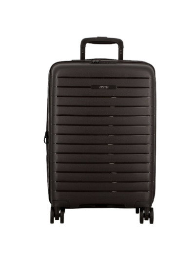 Jump Striper Valise 55cm 4 Roues Extensible Ebène