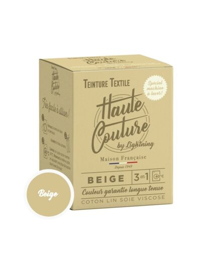 Teinture Haute couture beige