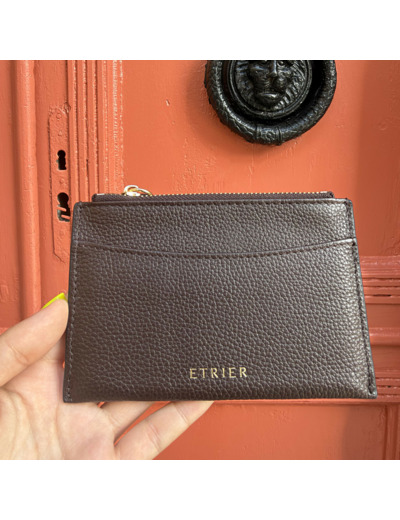 Porte-cartes Tradition Chocolat – L’Étrier