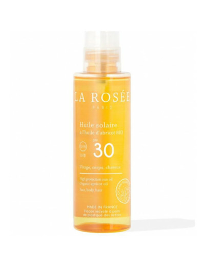 Huile solaire SPF30 150ml LA ROSÉE