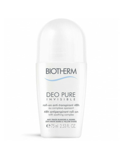 Deopure Roll-on Invisible 75ml Deo Pure Biotherm