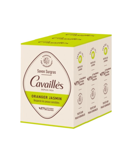 CAVAILLES SAVON ORANGER JASMIN LOT 3X200G