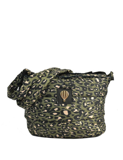 Le Voyage En Panier Carlifauve Sac Trotteur Doudoune Léopard Kaki