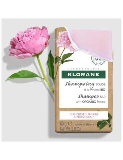 KLORANE SHAMP SOLIDE PIVOINE 80G