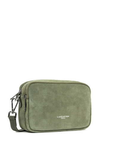 Lancaster Suède Sac Trotteur 2 Compartiments 480-065 Kaki