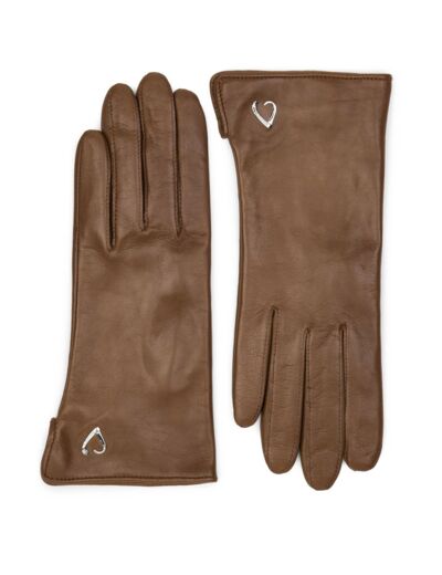 Lancaster Gants Femme Compatibles Écran Tactile 8 Camel