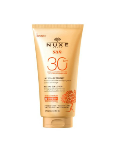 Lait Delicieux Haute Protection Spf30 150 ml Sun Visage Et Corps Nuxe