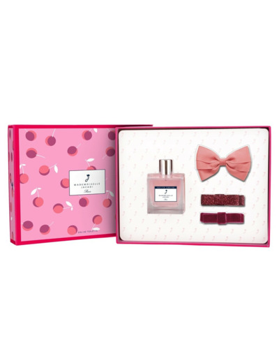 Mademoiselle Jacadi Petite Cerise Coffret ET Vaporisateur 100ml+Accessoires Cheveux Jacadi