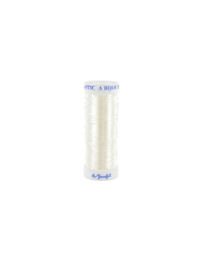 Fil élastique transparent pour bijoux 0.5 mm Lebaufil