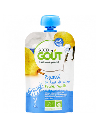 GOOD GOUT BRASSE POIRE VANILLE 90G