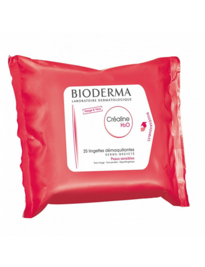 BIODERMA CREALINE H2O LINGETTES 25