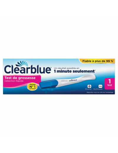 Test De Grossesse 1 Test Détection rapide Clear Blue