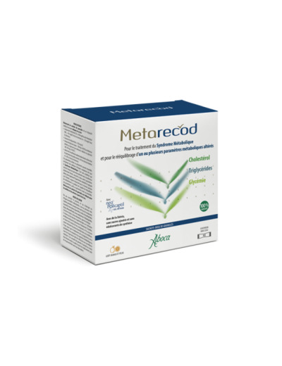 Metarecod 40 Sachets Granulés de 2.5g Syndrome Métabolique Aboca
