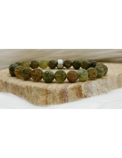 BRACELET GRENAT VERT