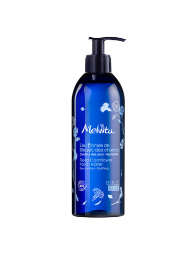 MELVITA EAUFLORALE BLEUET FLPOMPE 400ML