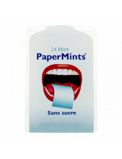 Feuilles Haleine Fraiche Sans Sucres X24 Paper Mints
