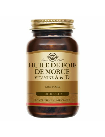 SLG HUILE FOIE MORUE BTE 100