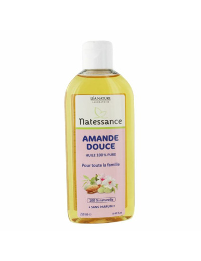 Huile D'amande Douce 100% Naturelle 250ml Natessance